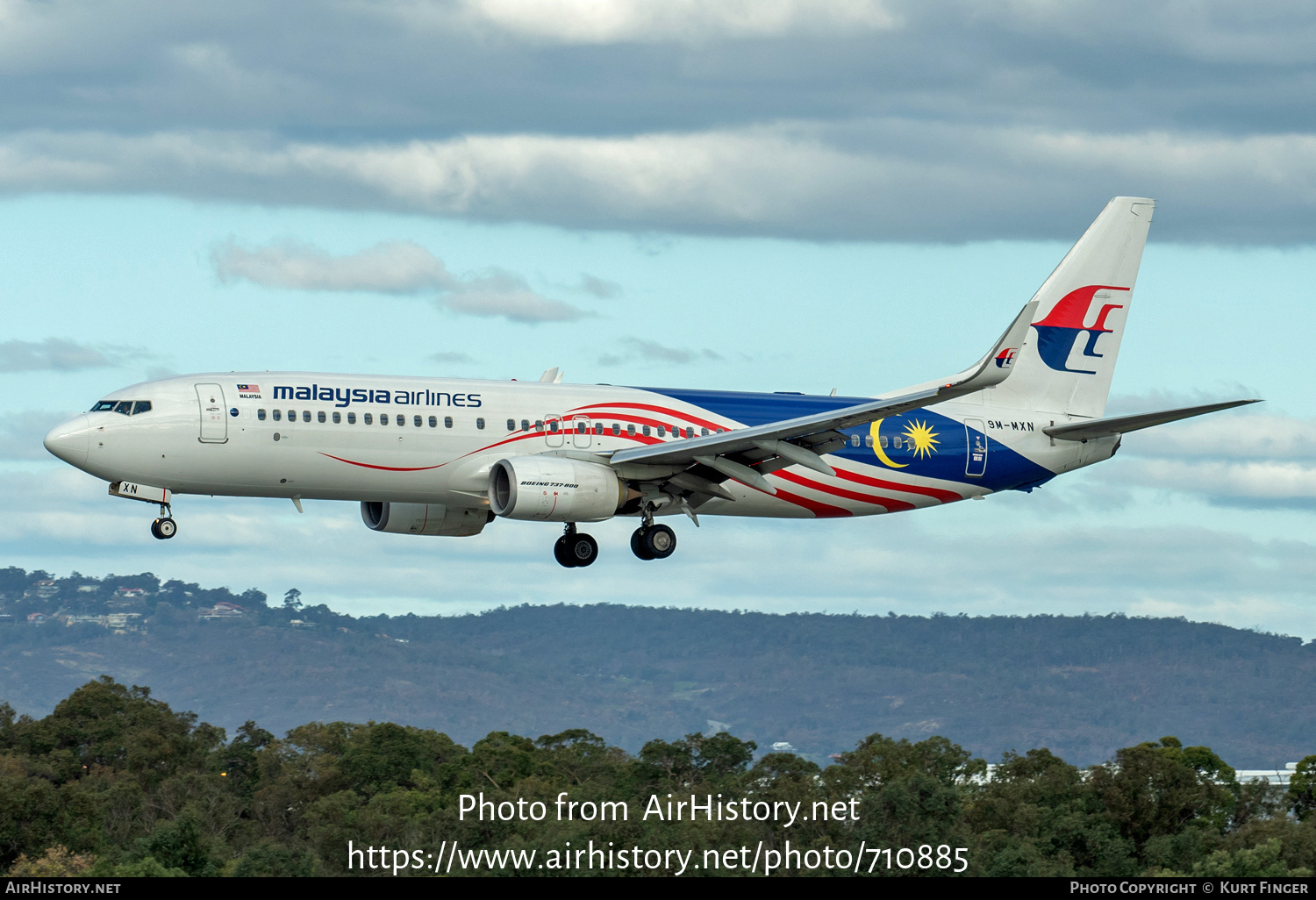 Aircraft Photo of 9M-MXN | Boeing 737-8H6 | Malaysia Airlines | AirHistory.net #710885