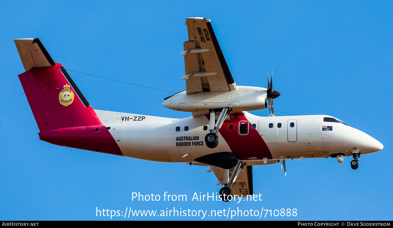 Aircraft Photo of VH-ZZP | De Havilland Canada DHC-8-200Q Dash 8 | Australian Border Force | AirHistory.net #710888