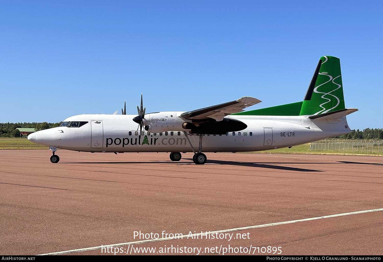 Aircraft Photo of SE-LTR | Fokker 50 | PopulAir | AirHistory.net #710895