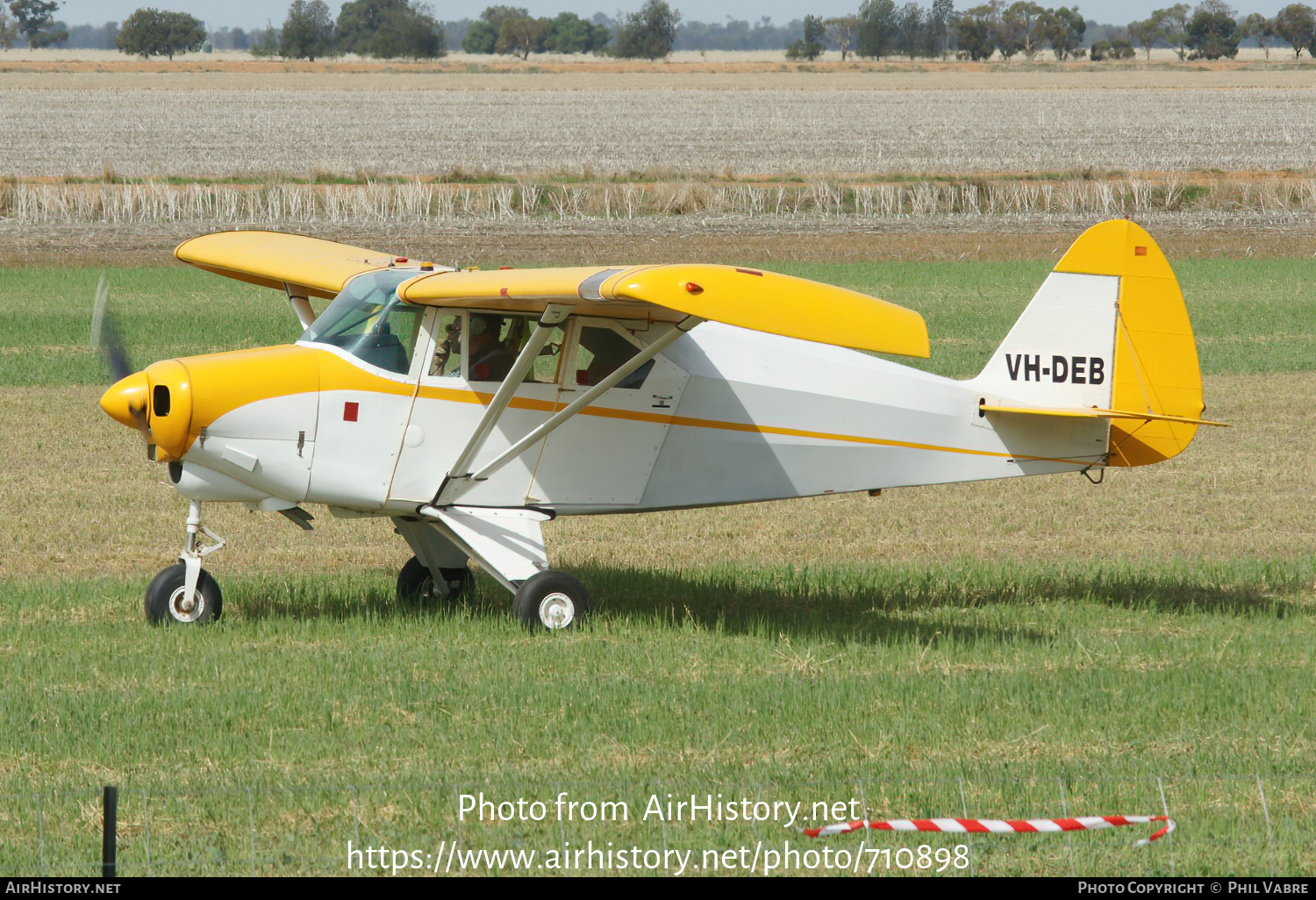 Aircraft Photo of VH-DEB | Piper PA-22-160 Tri-Pacer | AirHistory.net #710898