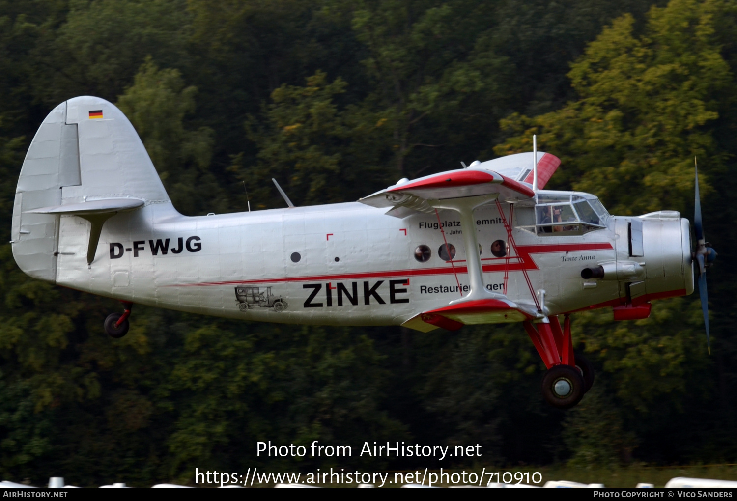 Aircraft Photo of D-FWJG | Antonov An-2TD | Zinke Restaurierungen | AirHistory.net #710910