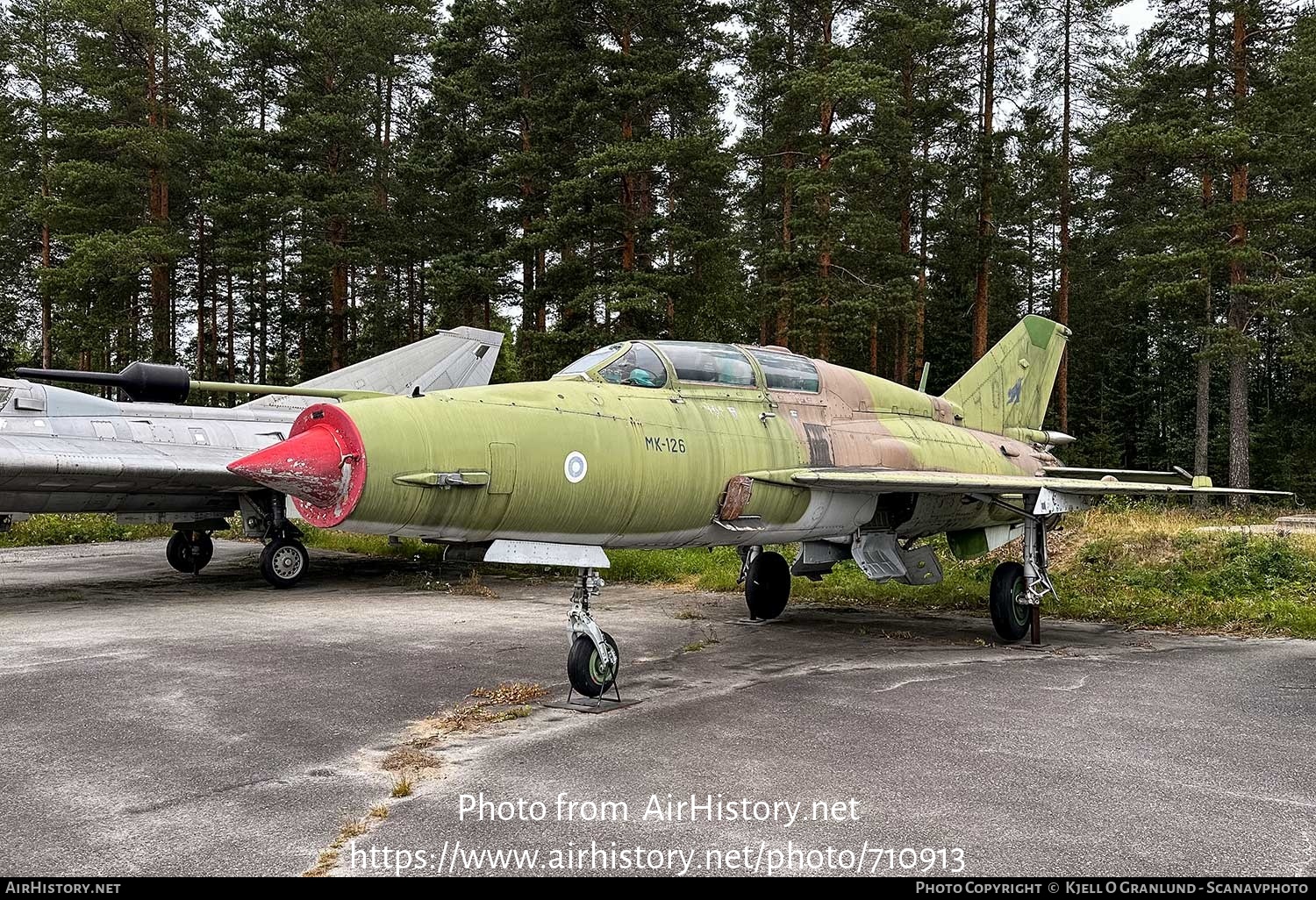 Aircraft Photo of MK-126 | Mikoyan-Gurevich MiG-21UM | Finland - Air Force | AirHistory.net #710913