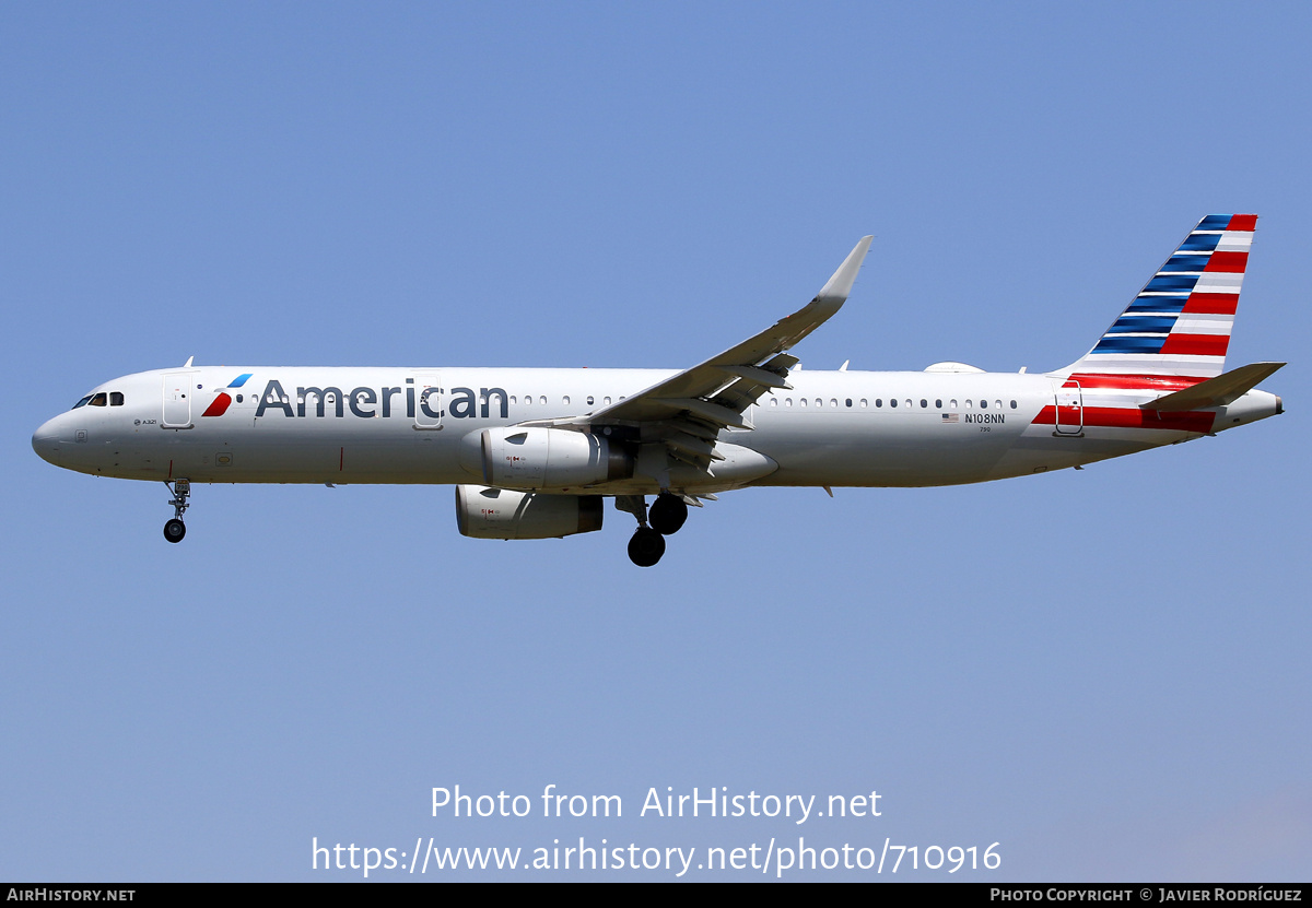 Aircraft Photo of N108NN | Airbus A321-231 | American Airlines | AirHistory.net #710916