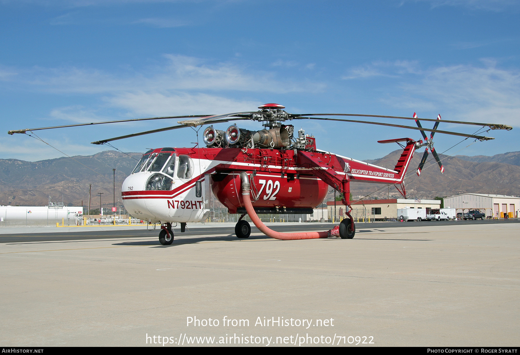 Aircraft Photo of N792HT | Sikorsky CH-54A Tarhe (S-64A) | HTS - Helicopter Transport Services | AirHistory.net #710922