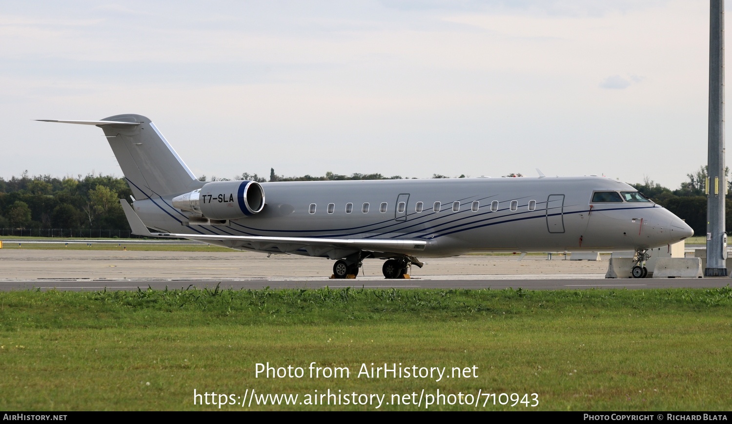 Aircraft Photo of T7-SLA | Bombardier Challenger 850 (CRJ-200SE/CL-600-2B19) | AirHistory.net #710943