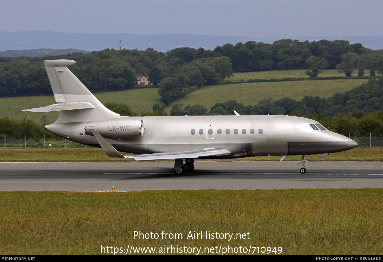 Aircraft Photo of LX-MIC | Dassault Falcon 2000S | AirHistory.net #710949