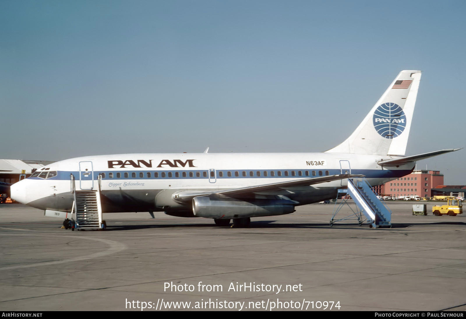 Aircraft Photo of N63AF | Boeing 737-222 | Pan American World Airways - Pan Am | AirHistory.net #710974