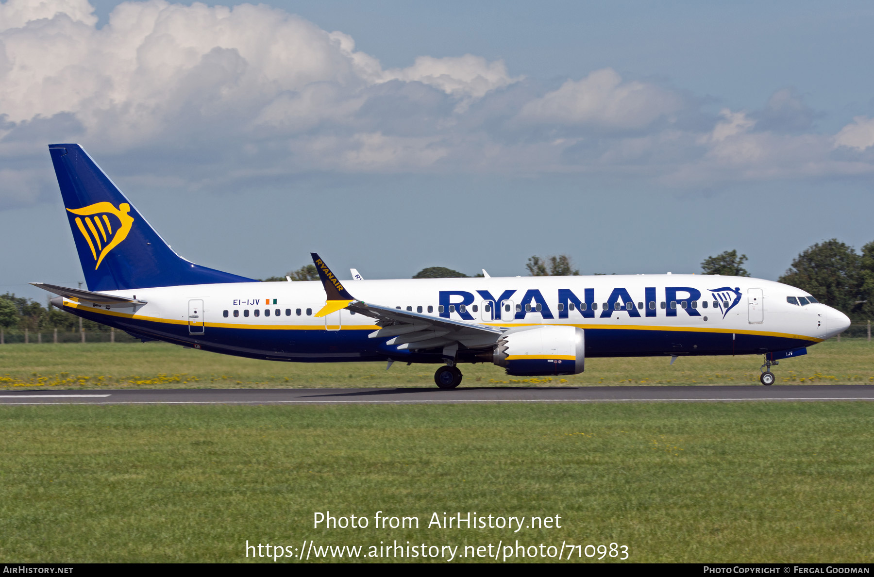 Aircraft Photo of EI-IJV | Boeing 737-8200 Max 200 | Ryanair | AirHistory.net #710983