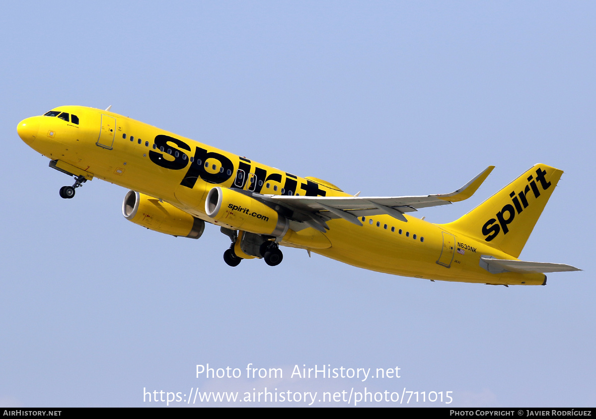 Aircraft Photo of N630NK | Airbus A320-232 | Spirit Airlines | AirHistory.net #711015