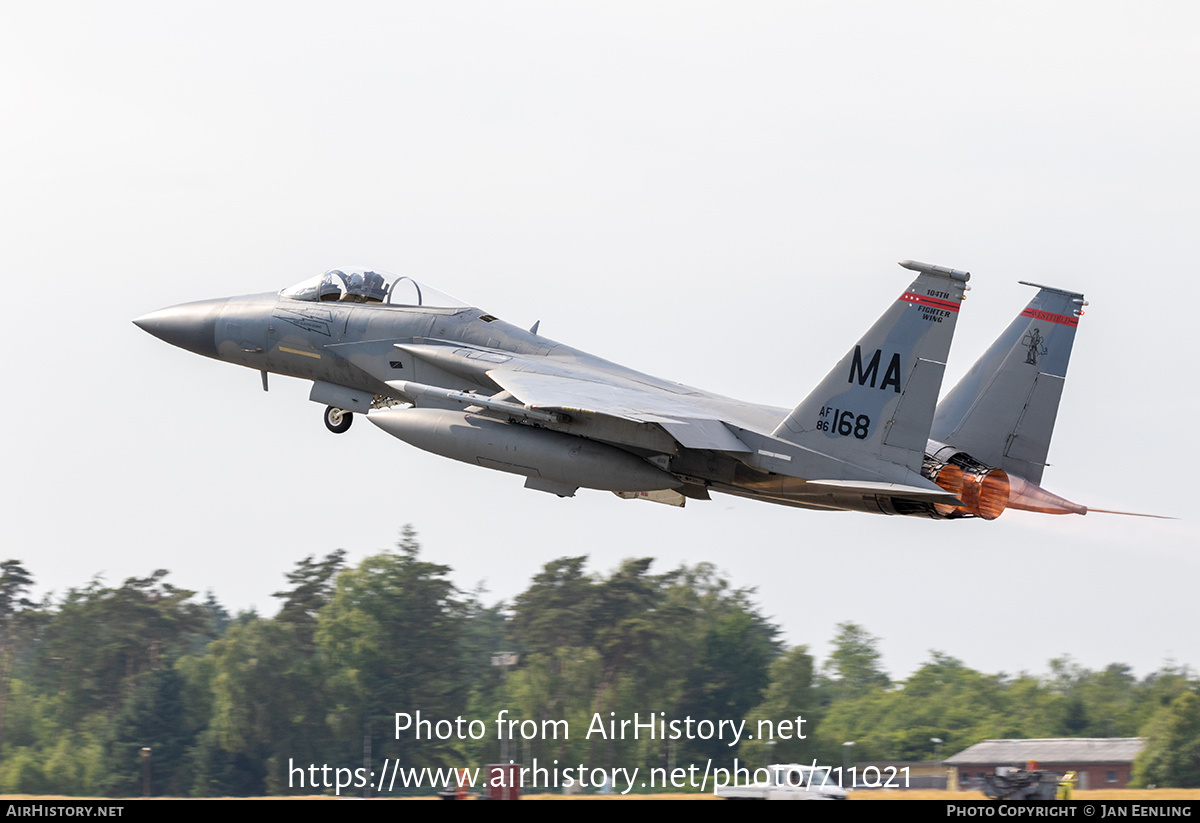 Aircraft Photo of 86-0168 / AF86-168 | McDonnell Douglas F-15C Eagle | USA - Air Force | AirHistory.net #711021