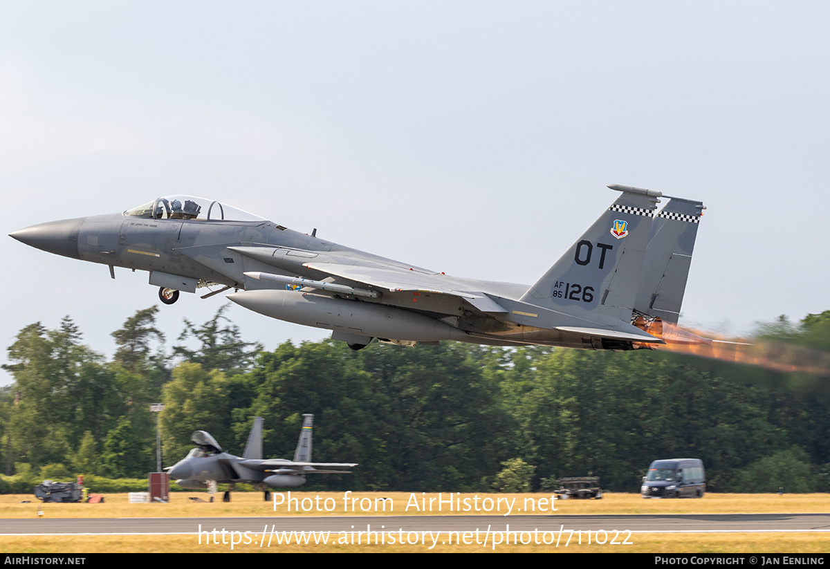 Aircraft Photo of 85-0126 | McDonnell Douglas F-15C Eagle | USA - Air Force | AirHistory.net #711022