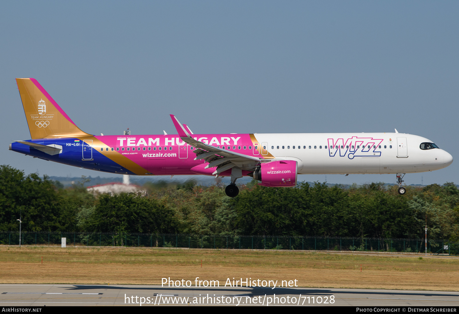 Aircraft Photo of HA-LGI | Airbus A321-271NX | Wizz Air | AirHistory.net #711028