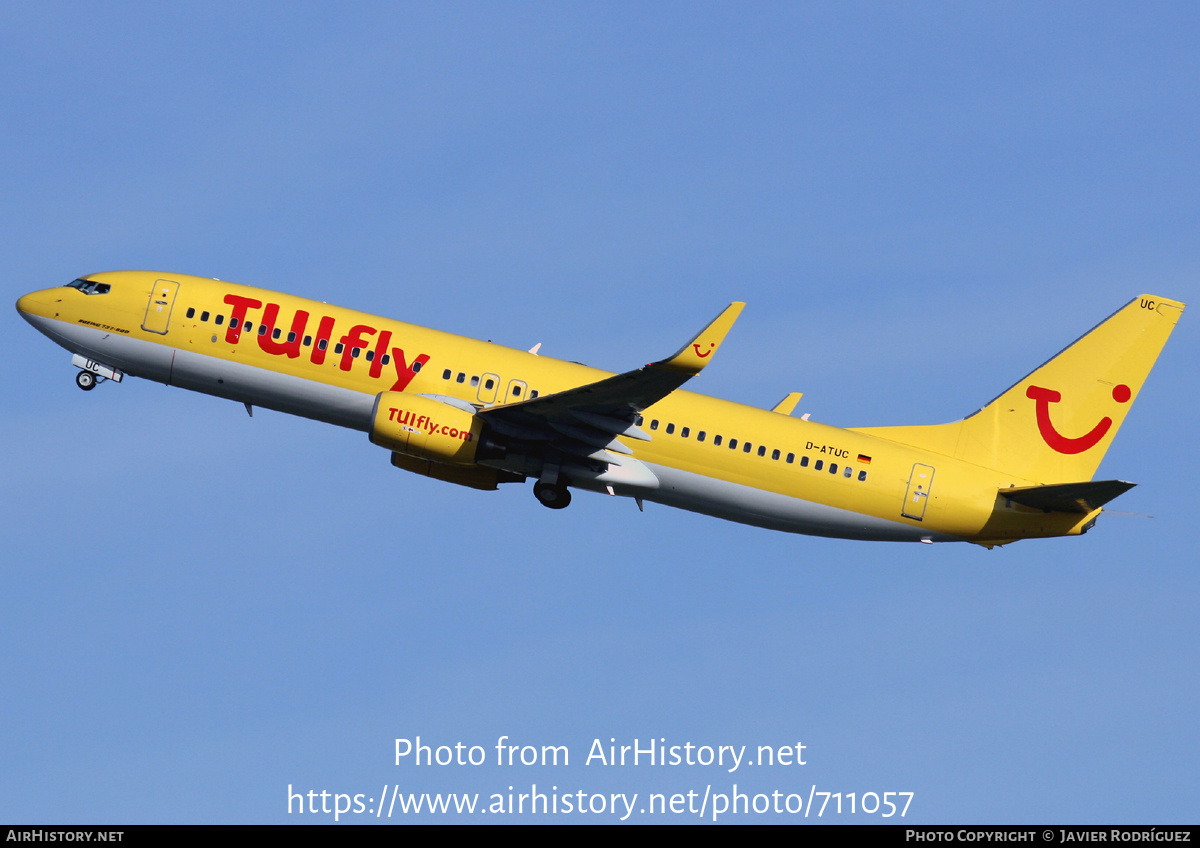 Aircraft Photo of D-ATUC | Boeing 737-8K5 | TUIfly | AirHistory.net #711057