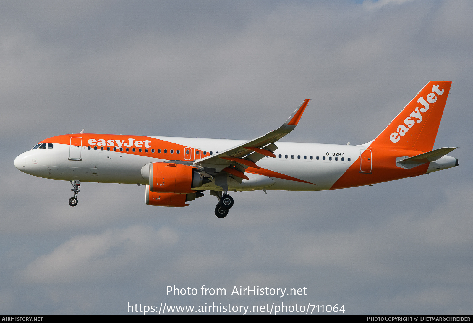 Aircraft Photo of G-UZHY | Airbus A320-251N | EasyJet | AirHistory.net #711064