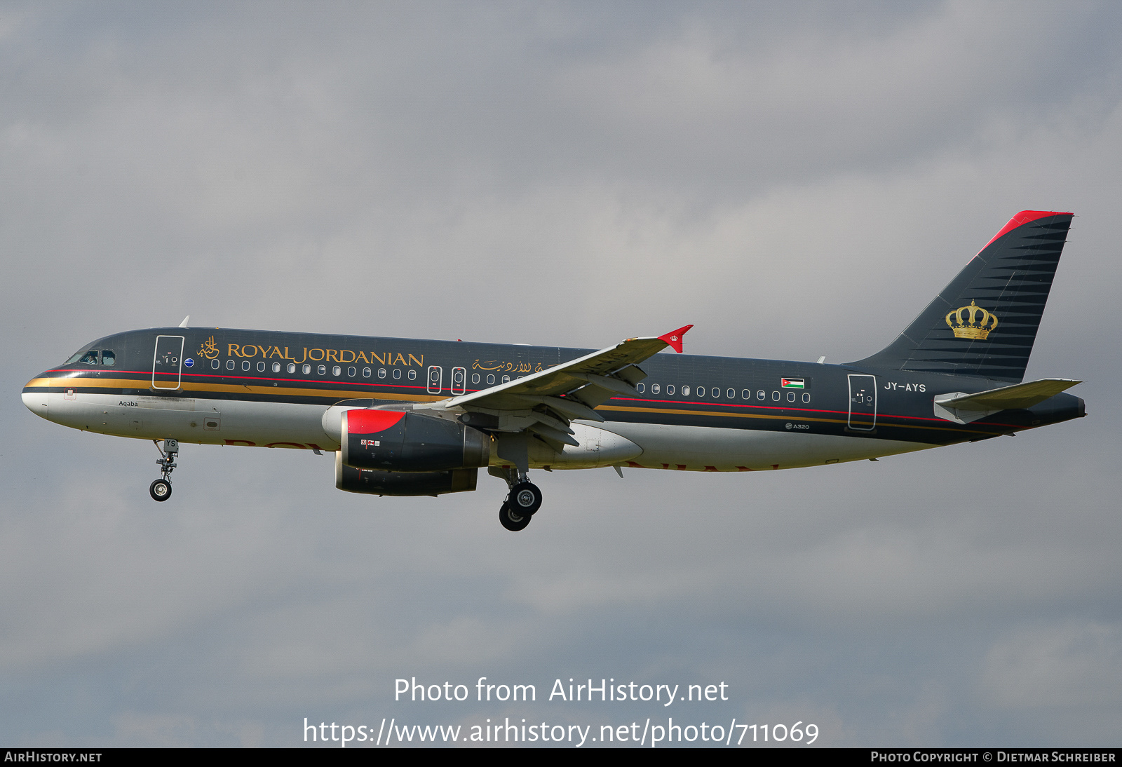 Aircraft Photo of JY-AYS | Airbus A320-232 | Royal Jordanian Airlines | AirHistory.net #711069