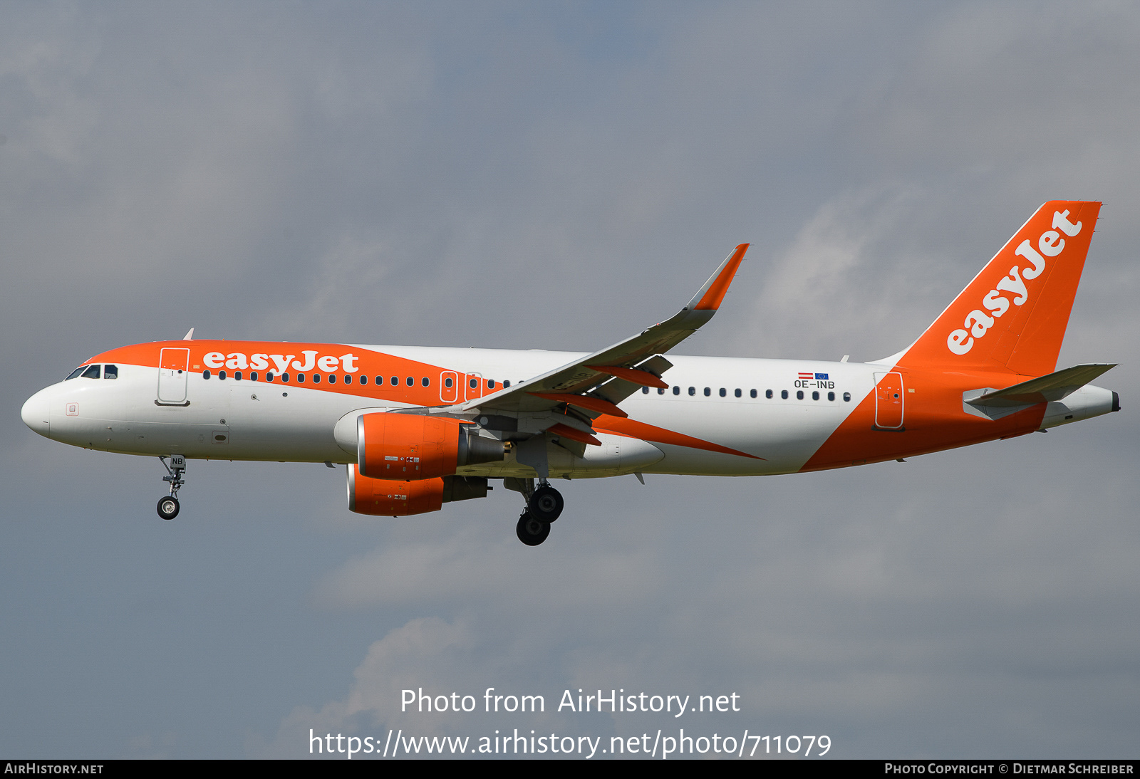 Aircraft Photo of OE-INB | Airbus A320-214 | EasyJet | AirHistory.net #711079