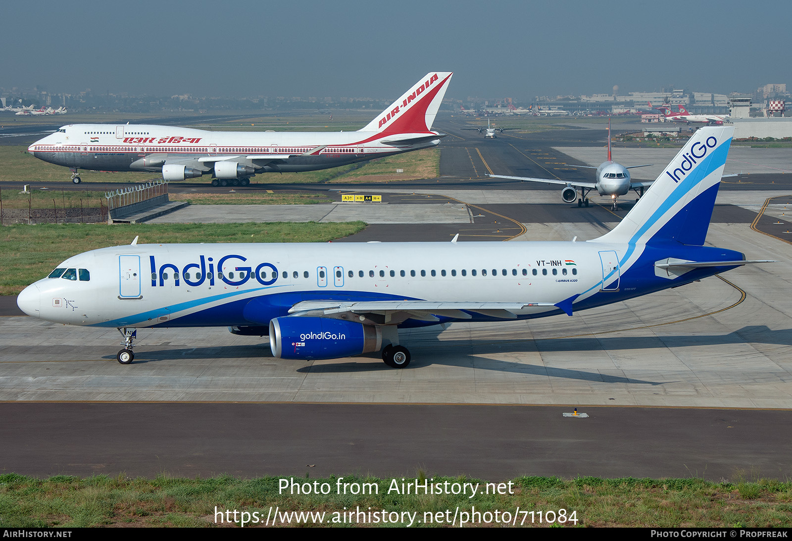 Aircraft Photo of VT-INH | Airbus A320-232 | IndiGo | AirHistory.net #711084