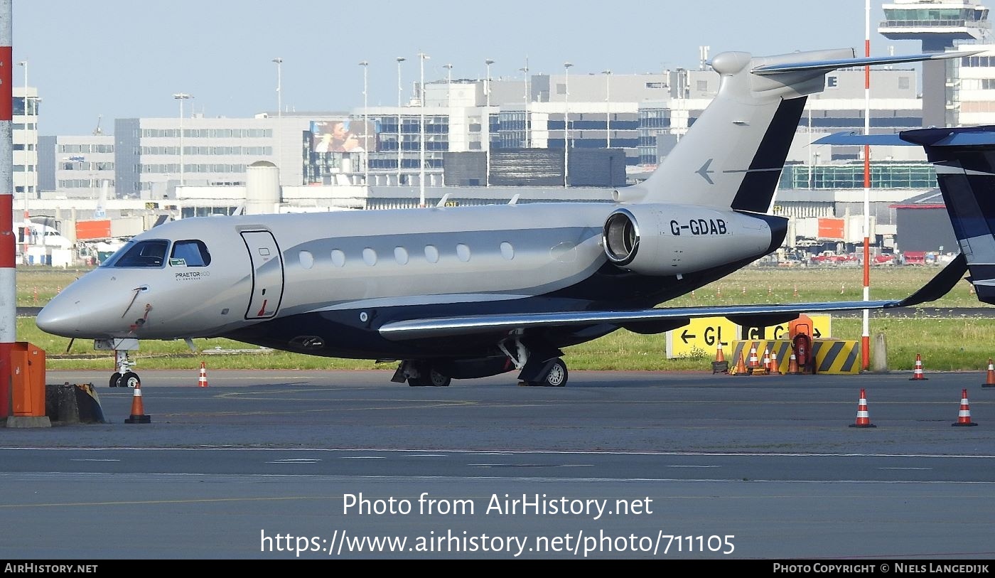 Aircraft Photo of G-GDAB | Embraer EMB-550 Praetor 600 | AirHistory.net #711105