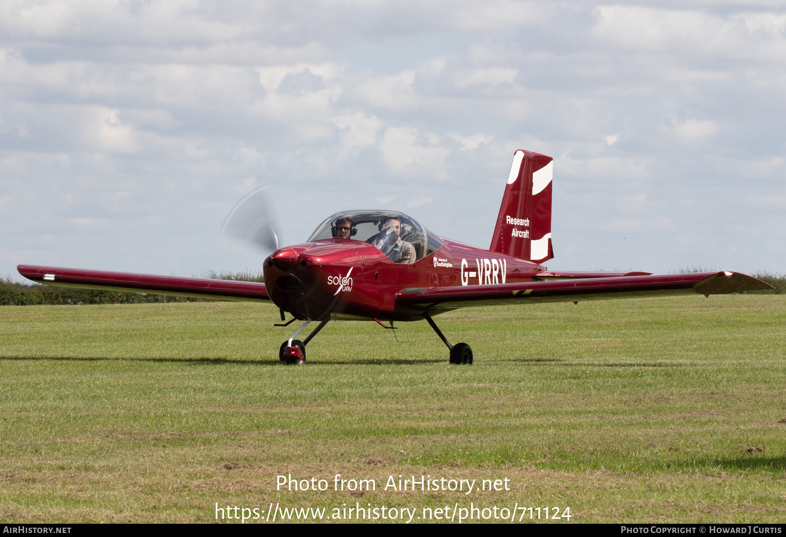 Aircraft Photo of G-VRRV | Van's RV-12 | University of Southampton | AirHistory.net #711124