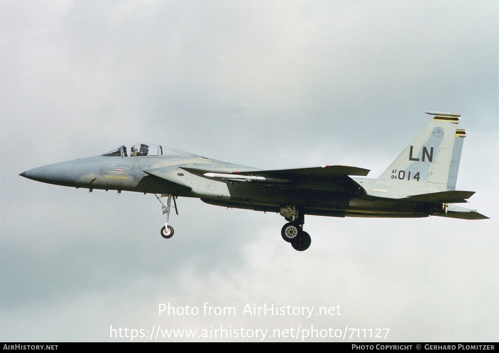 Aircraft Photo of 84-0014 | McDonnell Douglas F-15C Eagle | USA - Air Force | AirHistory.net #711127