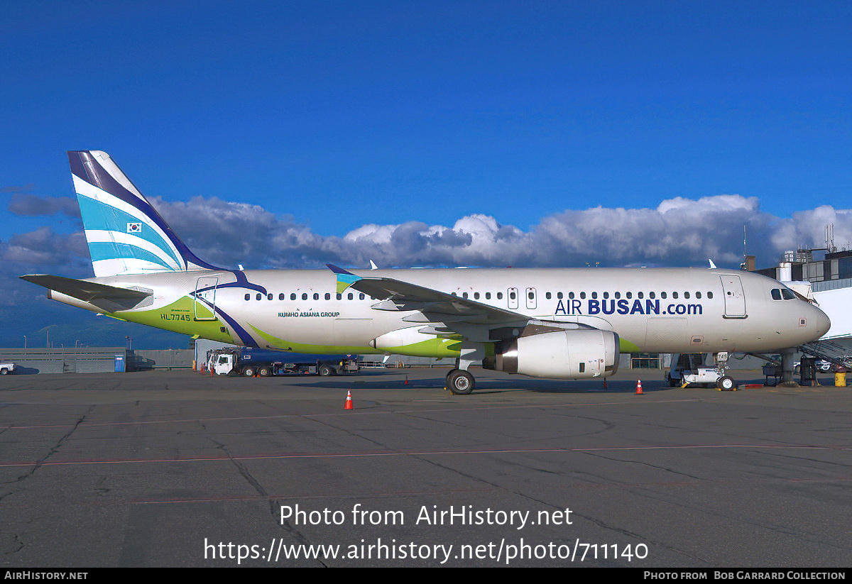 Aircraft Photo of HL7745 | Airbus A320-232 | Air Busan | AirHistory.net #711140