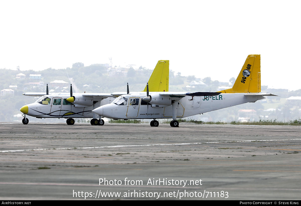 Aircraft Photo of J8-ELR | Britten-Norman BN-2A-27 Islander | SVG Air - St. Vincent and the Grenadines Air | AirHistory.net #711183