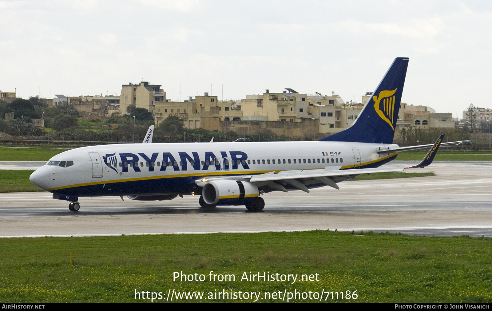 Aircraft Photo of EI-FIF | Boeing 737-8AS | Ryanair | AirHistory.net #711186