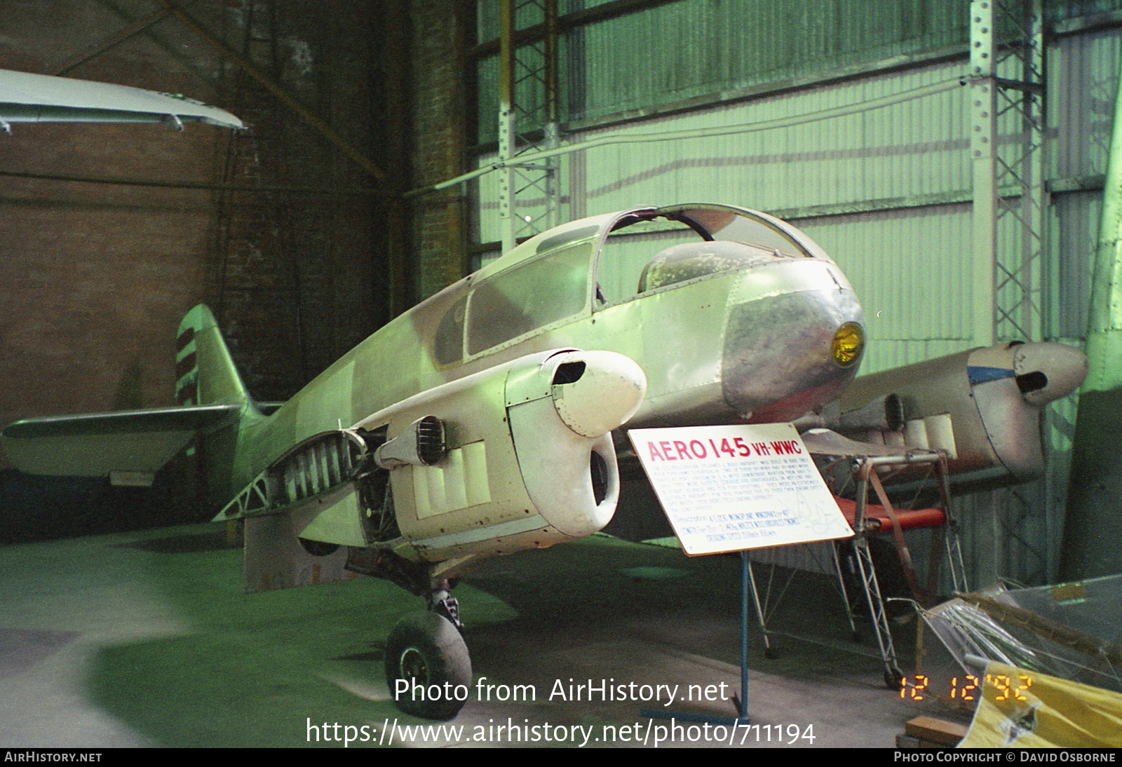 Aircraft Photo of VH-WWC | Let Ae-145 Super Aero 145 | AirHistory.net #711194