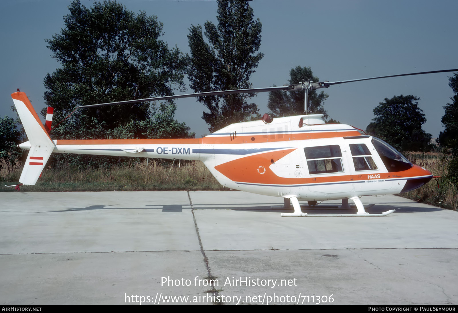 Aircraft Photo of OE-DXM | Bell 206A JetRanger | Haas Helikopter | AirHistory.net #711306