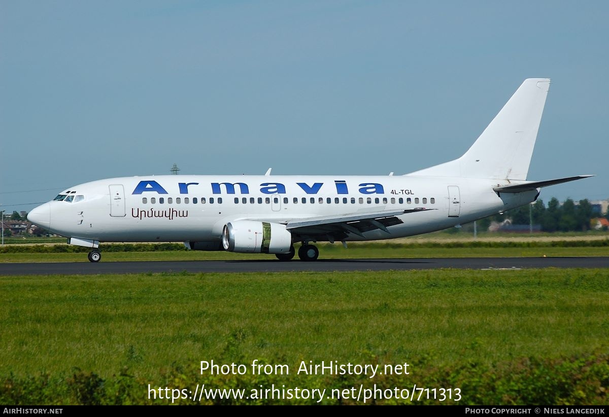 Aircraft Photo of 4L-TGL | Boeing 737-3B7 | Armavia | AirHistory.net #711313