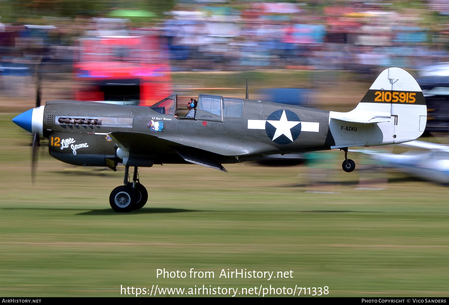 Aircraft Photo of F-AZKU / 2105915 | Curtiss P-40N Warhawk | USA - Air Force | AirHistory.net #711338