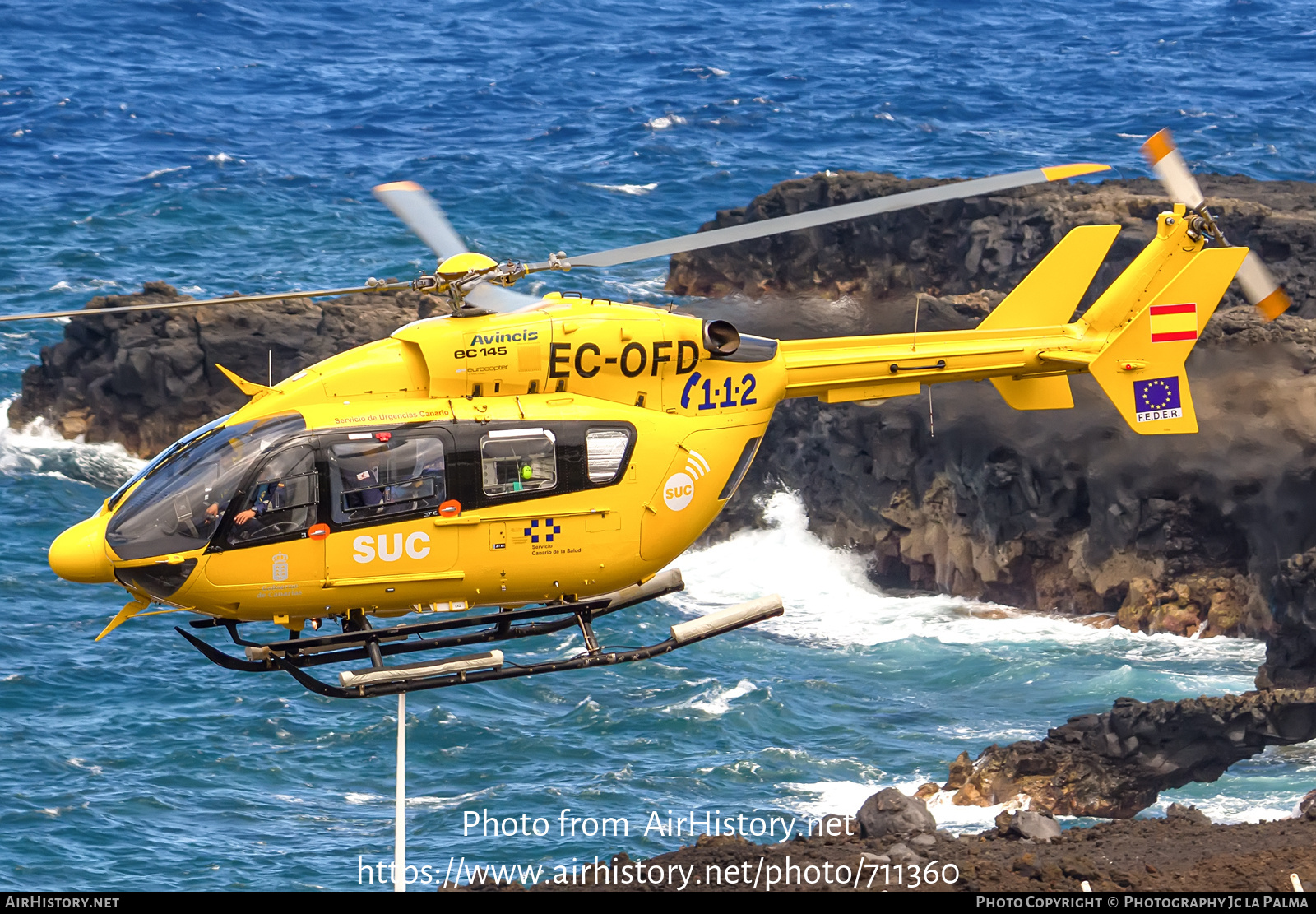 Aircraft Photo of EC-OFD | Eurocopter-Kawasaki BK-117/EC-145 | Avincis | AirHistory.net #711360