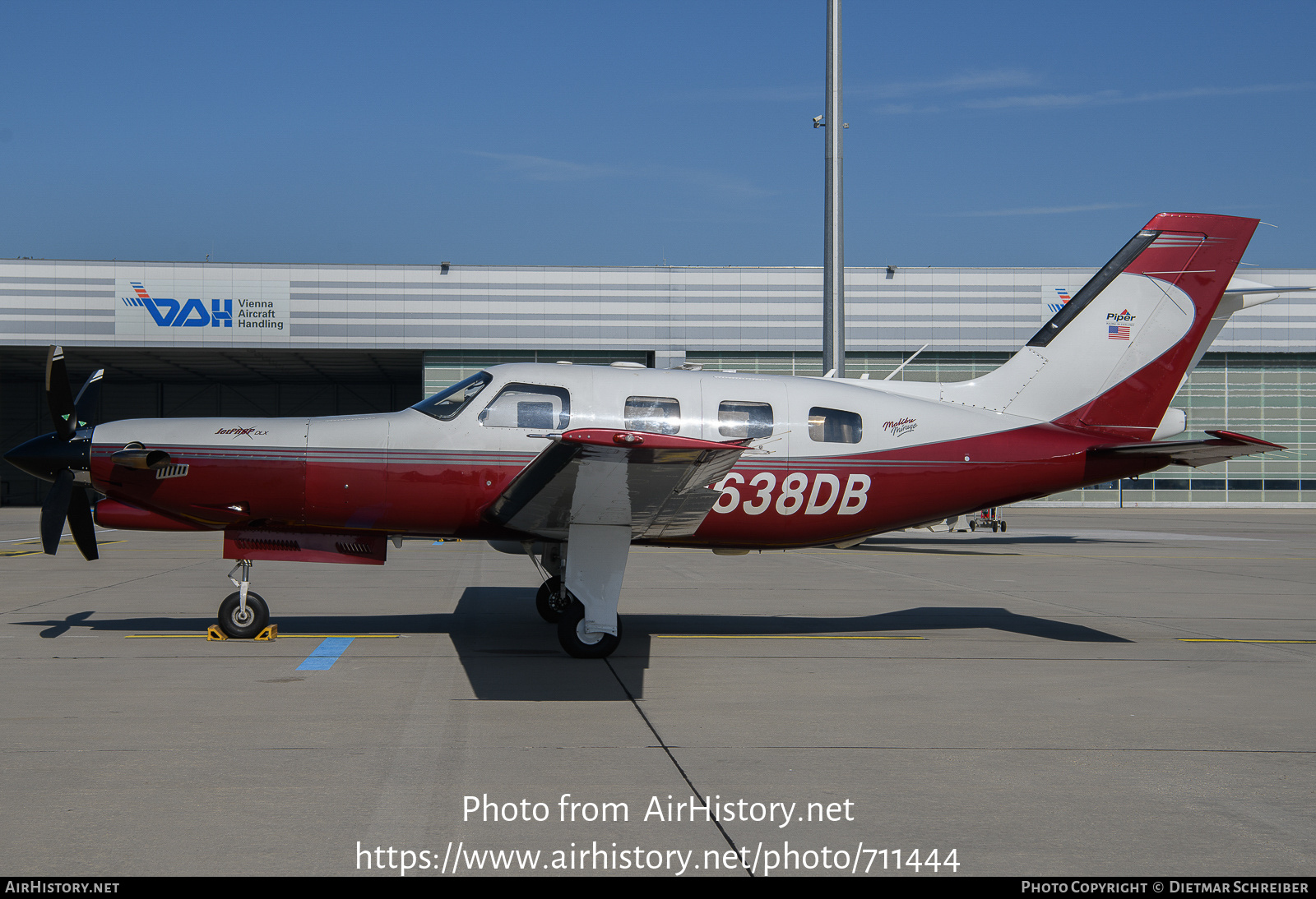 Aircraft Photo of N638DB | Piper PA-46-350P Malibu Mirage/Jetprop DLX | AirHistory.net #711444