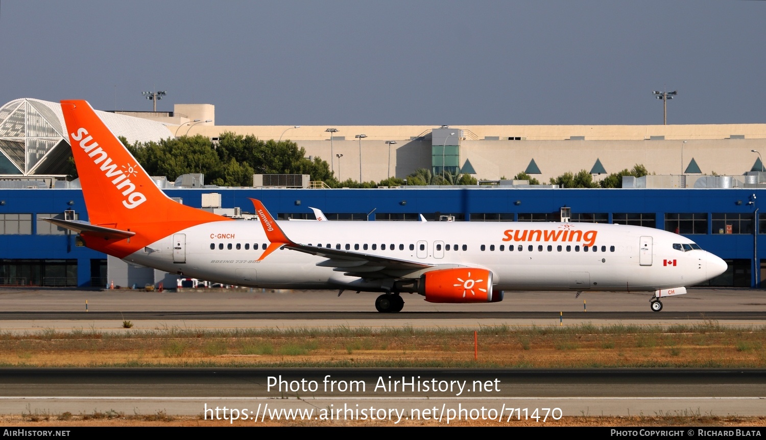 Aircraft Photo of C-GNCH | Boeing 737-81D | Sunwing Airlines | AirHistory.net #711470