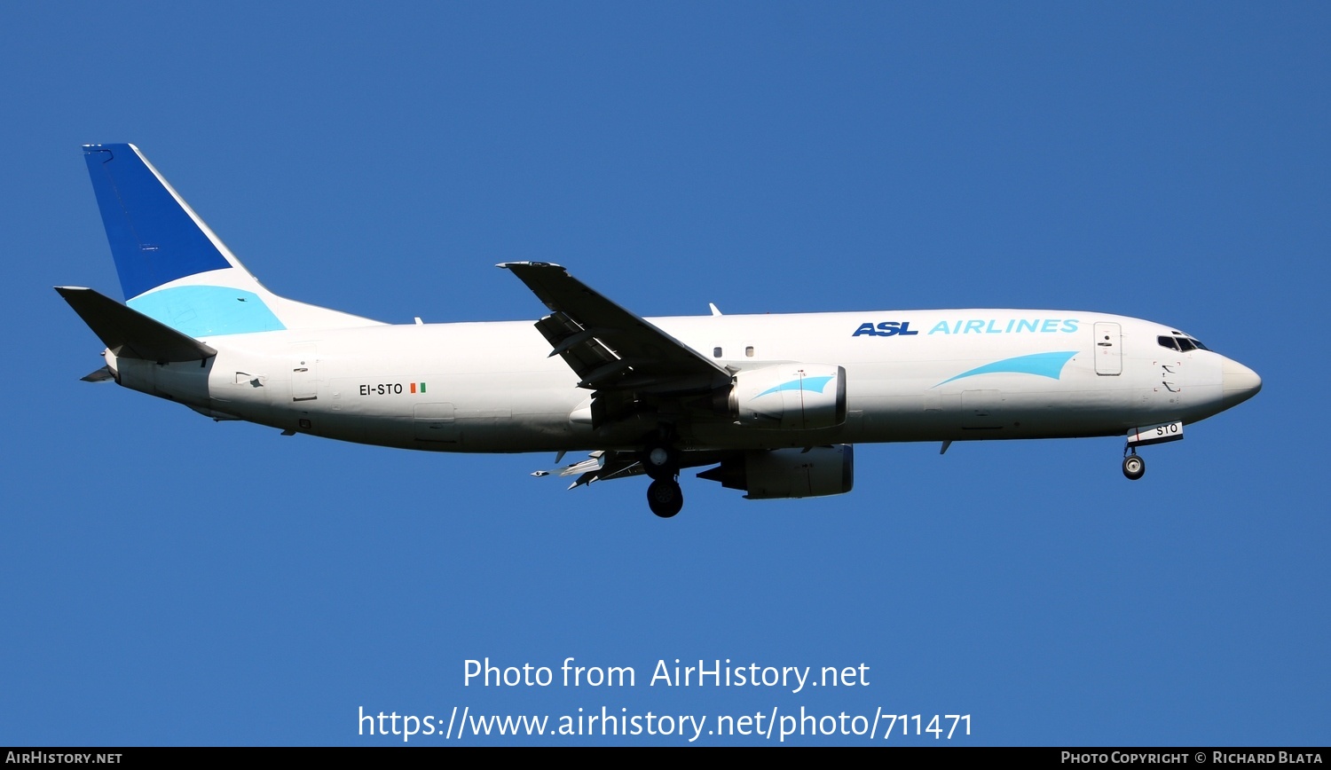 Aircraft Photo of EI-STO | Boeing 737-43Q(SF) | ASL Airlines | AirHistory.net #711471