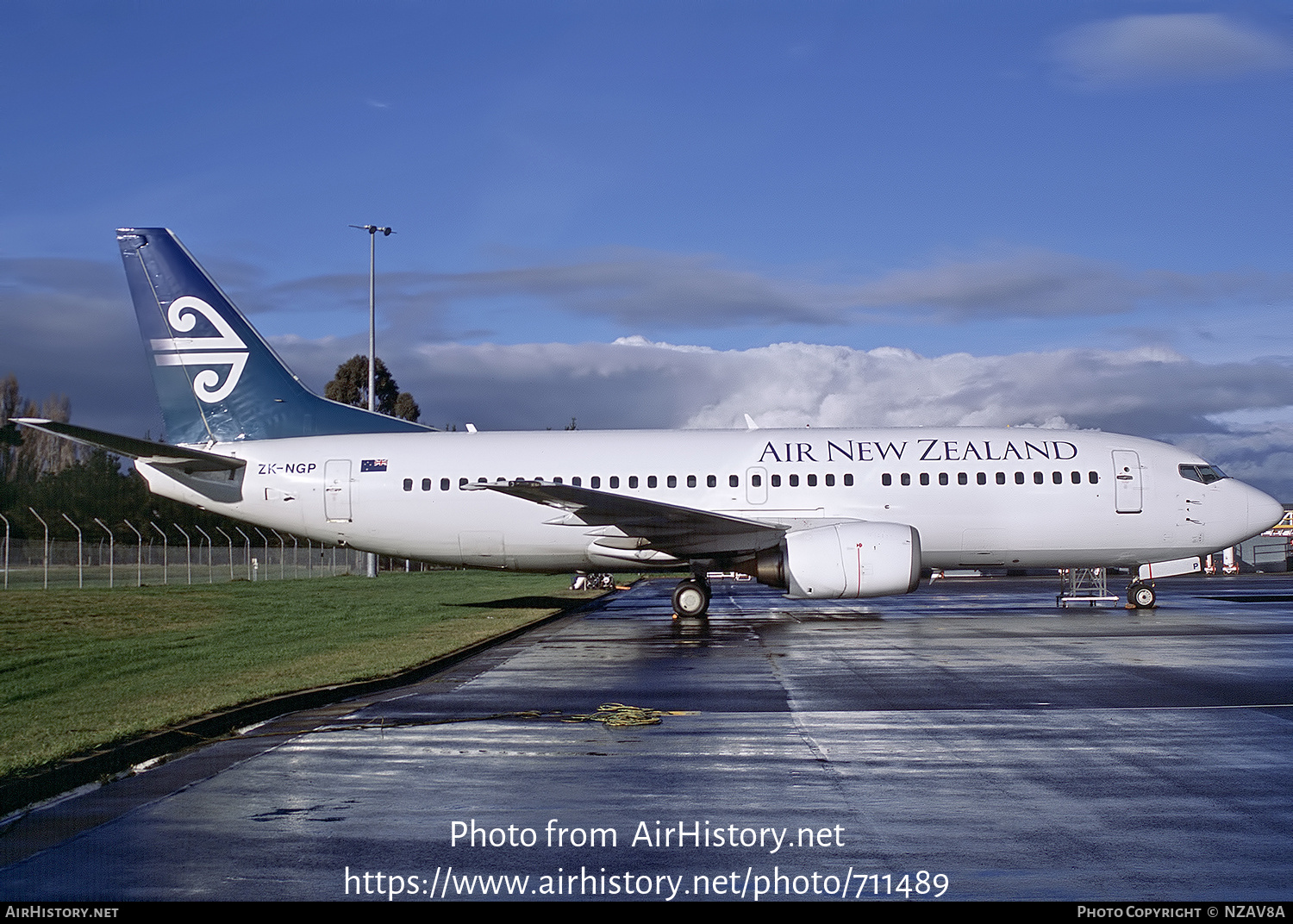 Aircraft Photo of ZK-NGP | Boeing 737-33A | Air New Zealand | AirHistory.net #711489