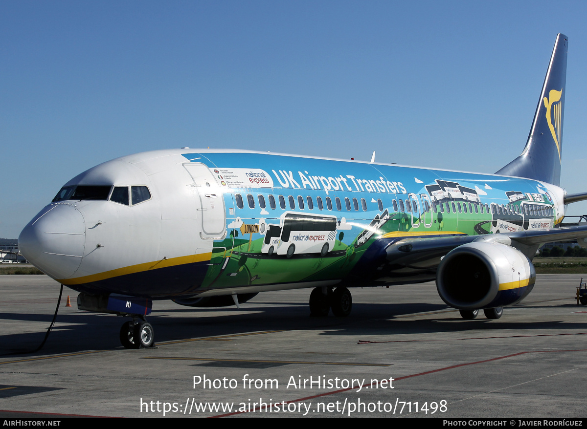 Aircraft Photo of EI-EMI | Boeing 737-8AS | Ryanair | AirHistory.net #711498