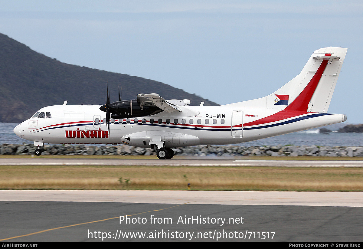 Aircraft Photo of PJ-WIW | ATR ATR-42-500 | Winair - Windward Islands Airways | AirHistory.net #711517