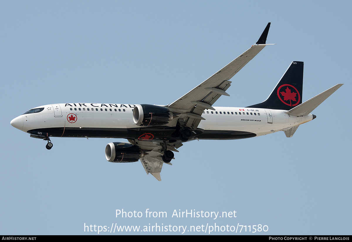 Aircraft Photo of C-GEJN | Boeing 737-8 Max 8 | Air Canada | AirHistory.net #711580