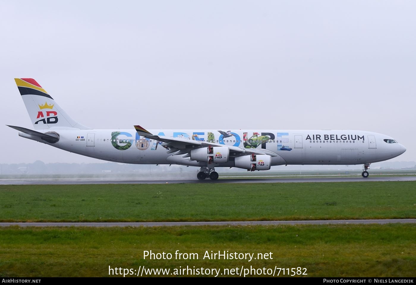 Aircraft Photo of OO-ABB | Airbus A340-313E | Air Belgium | AirHistory.net #711582