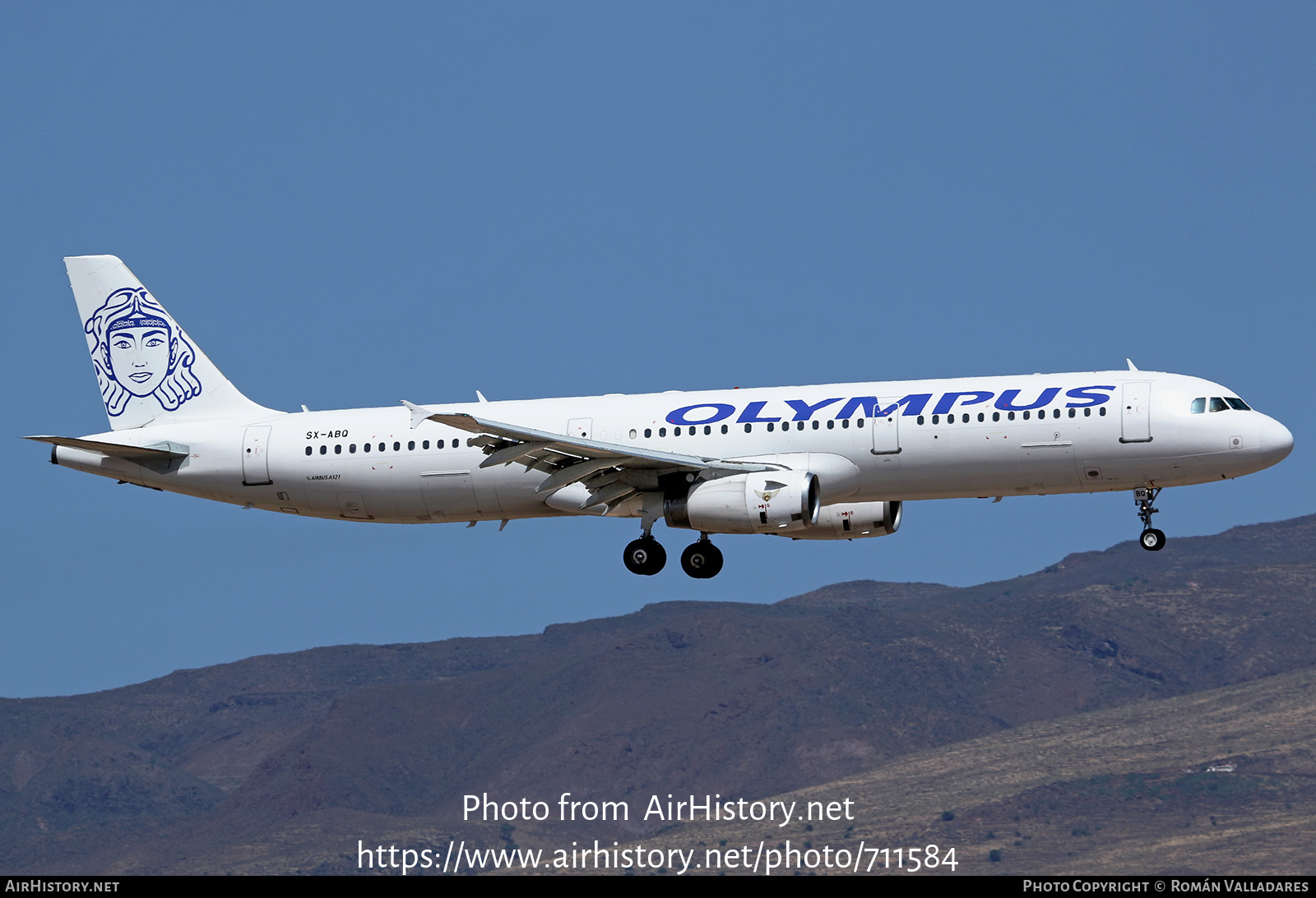 Aircraft Photo of SX-ABQ | Airbus A321-231 | Olympus Airways | AirHistory.net #711584