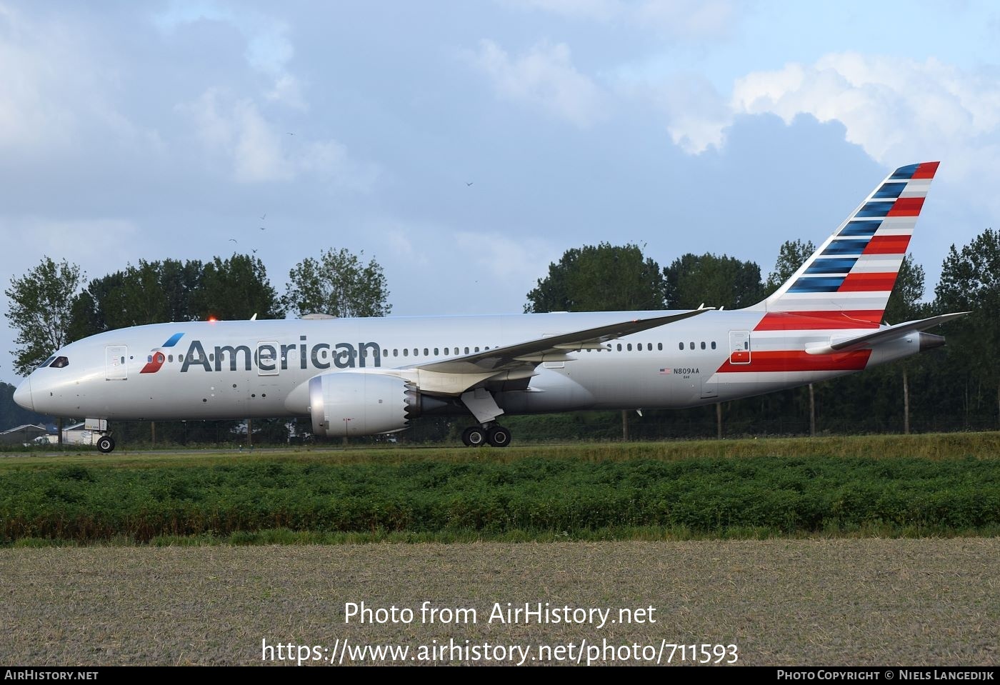 Aircraft Photo of N809AA | Boeing 787-8 Dreamliner | American Airlines | AirHistory.net #711593