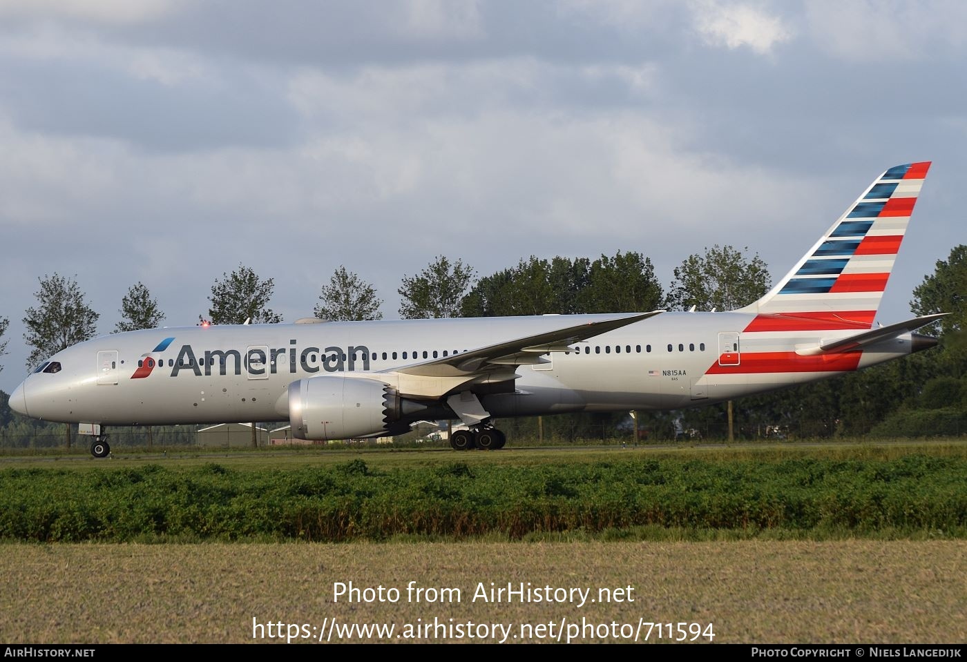 Aircraft Photo of N815AA | Boeing 787-8 Dreamliner | American Airlines | AirHistory.net #711594