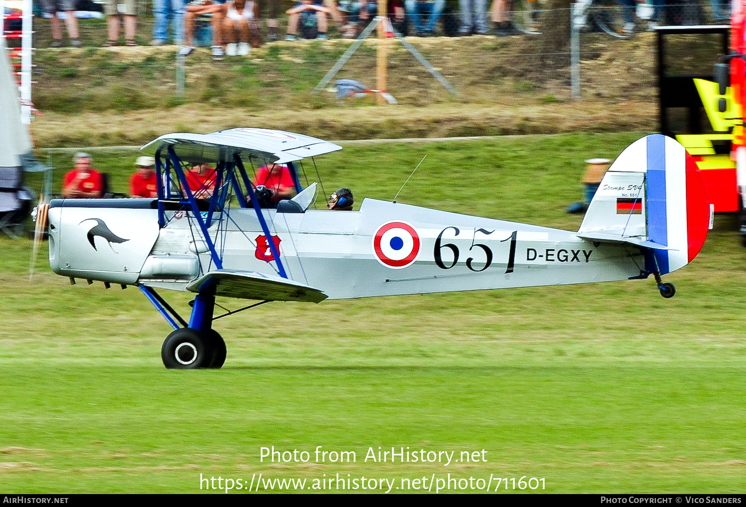 Aircraft Photo of D-EGXY / 651 | Stampe-Vertongen SV-4A | France - Air Force | AirHistory.net #711601