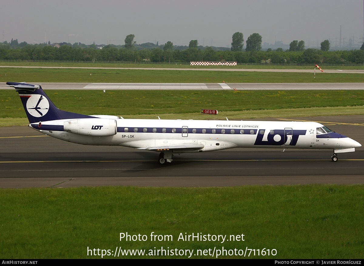 Aircraft Photo of SP-LGK | Embraer ERJ-145MP (EMB-145MP) | LOT Polish Airlines - Polskie Linie Lotnicze | AirHistory.net #711610