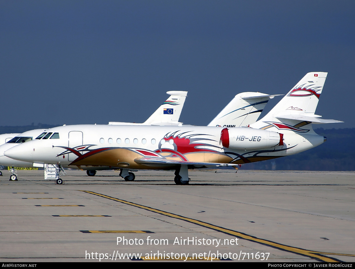 Aircraft Photo of HB-JEG | Dassault Falcon 2000EX EASy | Michael Schumacher | AirHistory.net #711637