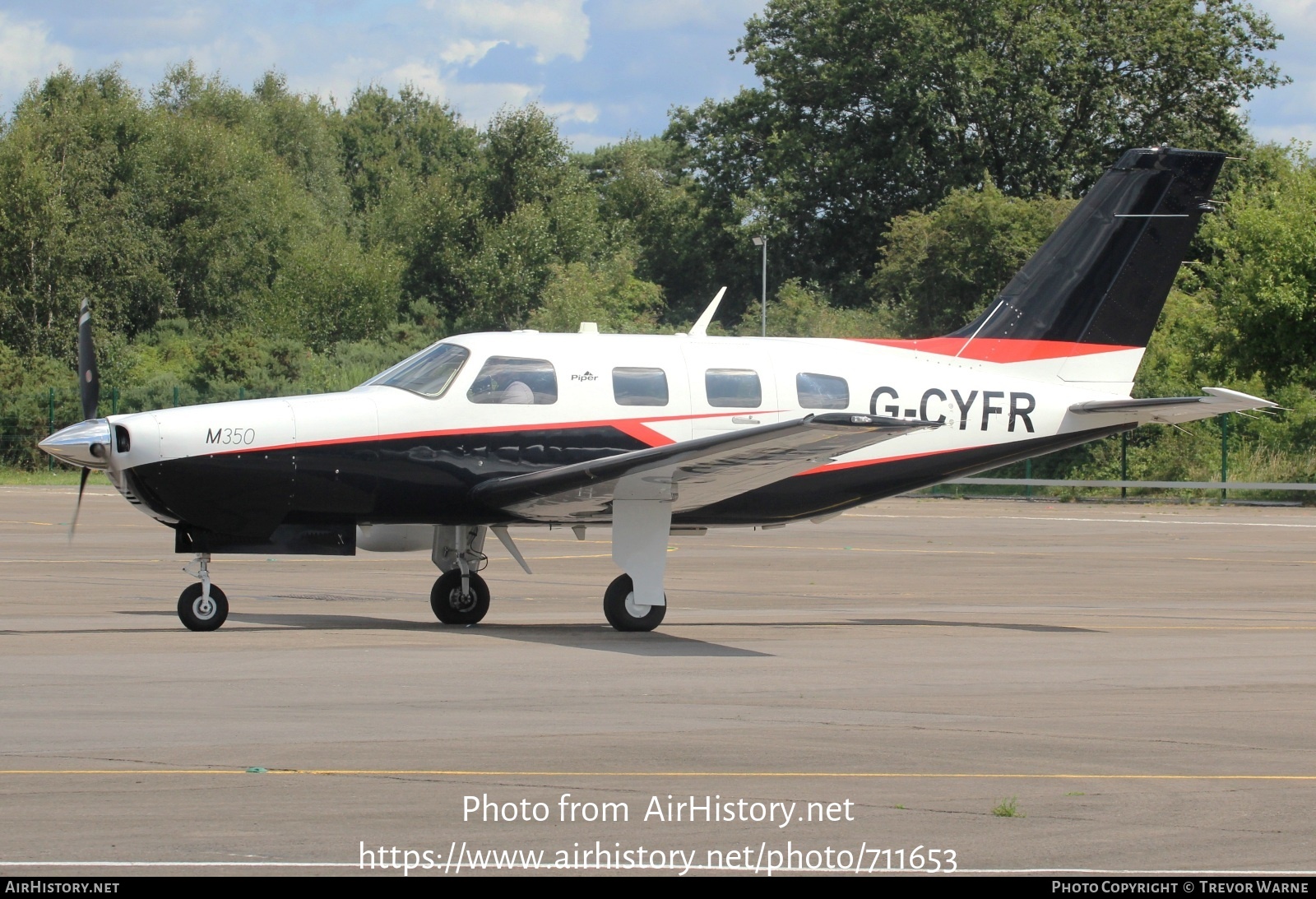 Aircraft Photo of G-CYFR | Piper PA-46-350P Malibu Mirage | AirHistory.net #711653