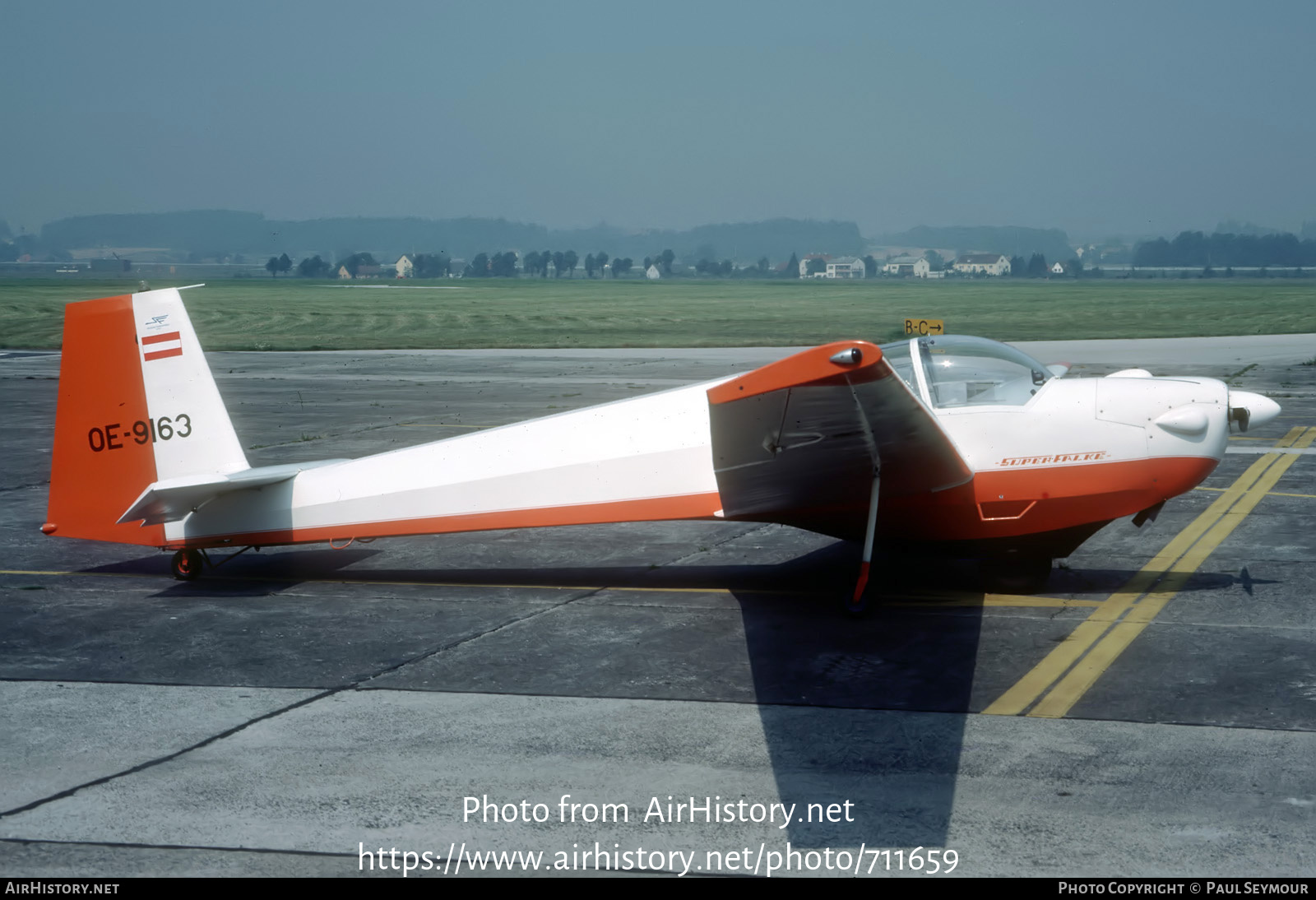 Aircraft Photo of OE-9163 | Scheibe SF-25E Super Falke | AirHistory.net #711659