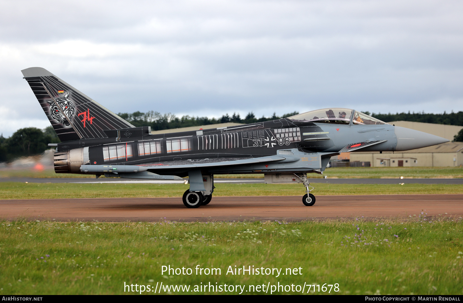 Aircraft Photo of 3106 | Eurofighter EF-2000 Typhoon S | Germany - Air Force | AirHistory.net #711678