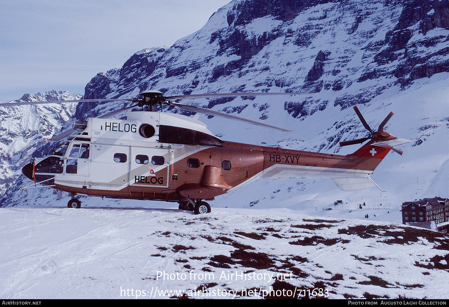 Aircraft Photo of HB-XVY | Aerospatiale AS-332C Super Puma | Helog-Heliswiss | AirHistory.net #711683